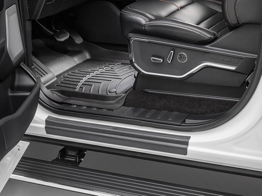 WeatherTech 24-26 Lexus TX / 24-26 Toyota Grand Highlander SillProtector 4pc Set - Black