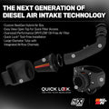 K&N 17-19 GM Heavy Duty 6.6L Diesel NextGen Dry Flow Cold Air Intake