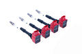 KIT COIL PLUG MS100252 Z1004081 4x RED