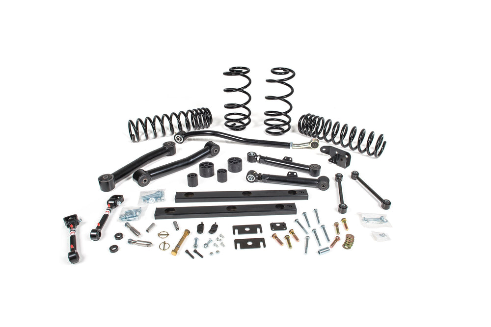 JKS 2003-2006 Jeep Wrangler (TJ) 3 Suspension System - Fox 2.0 Adventure Series Shocks JSPEC115KFA