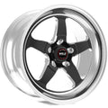 Weld S77 17x10.5 / 5x115mm BP / 5.7in. BS Black Wheel (High Pad) - Black Single Beadlock MT