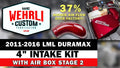 Wehrli 11-16 Chevrolet 6.6L Duramax LML 4in Intake Kit Stage 2 - Chevy Orange