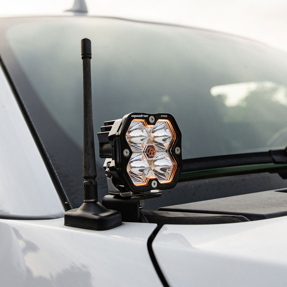Baja Designs 15-20 Ford F-150 / 17-20 Ford Raptor Squadron Pro 2.0 A-Pillar Kit (Spot) - Clear