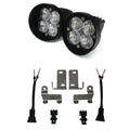 Baja Designs 12-23 Tacoma / 14-21 Tundra / 10-24 4Runner Squadron Sport 2.0 Fog Kit(WC) - Baja Amber