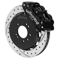 Wilwood 99-02 Nissan Skyline Superlite 6R Front BBK w/ 12.88in Slotted Rotors & Flexlines - Black