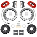 Wilwood 99-02 Nissan Skyline Superlite 6R Front BBK w/ 12.88in Slotted Rotors & Flexlines - Black