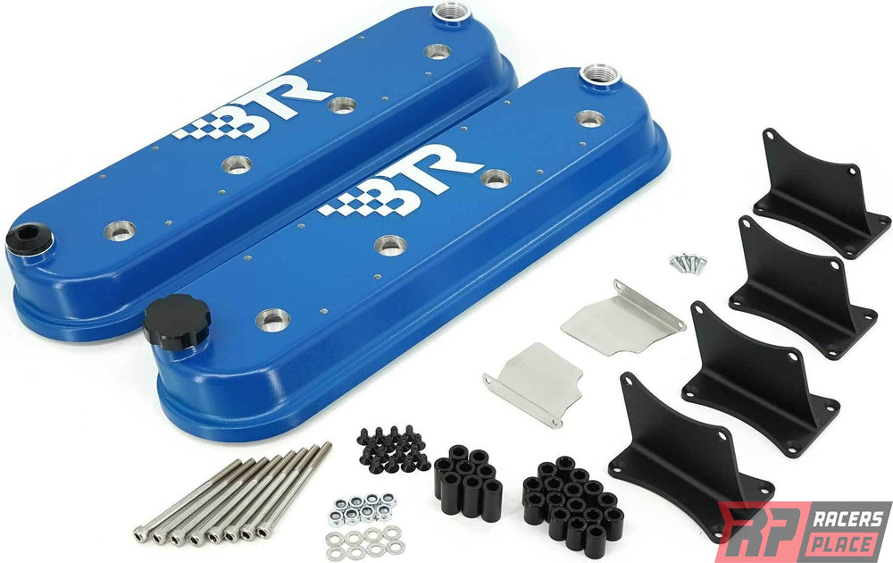 Blue LS Valve Covers w/Coil Mounts
