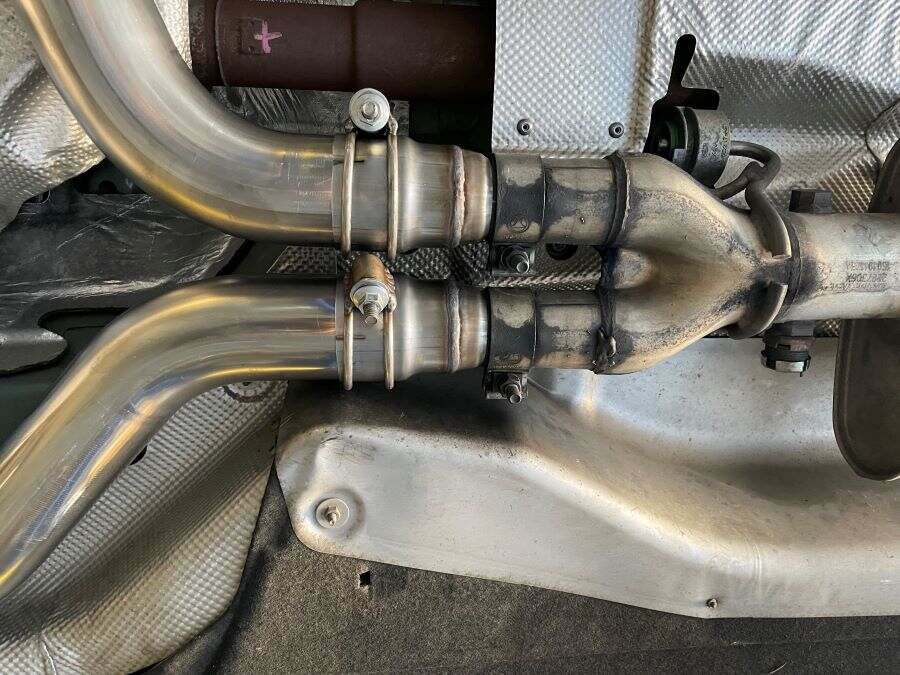 SPD Performance 2020 -2024 Ford Explorer 3.0L ST / Platinum Lincoln Aviator 304SS Catted Downpipes DP30ER20SS