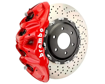 Brembo 23+ 7-Series (G70)/23+ i7 (G70) Front GT BBK 8 Piston Cast 412x38 2pc Drilled - Red