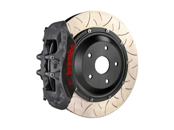 Brembo 20+ Corvette C8/C8 Z51 Rear Race BBK 6 Pist FRG 2pc 380x32x53a 2pc Slotted TY3 - Black HA