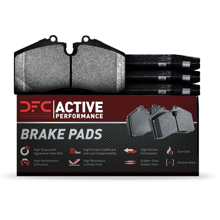 DFC 93-98 Toyota Supra Rear Active Performance Pads - Low Metallic