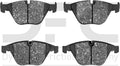 DFC 07-15 BMW 323i Front Active Performance Pads - Low Metallic