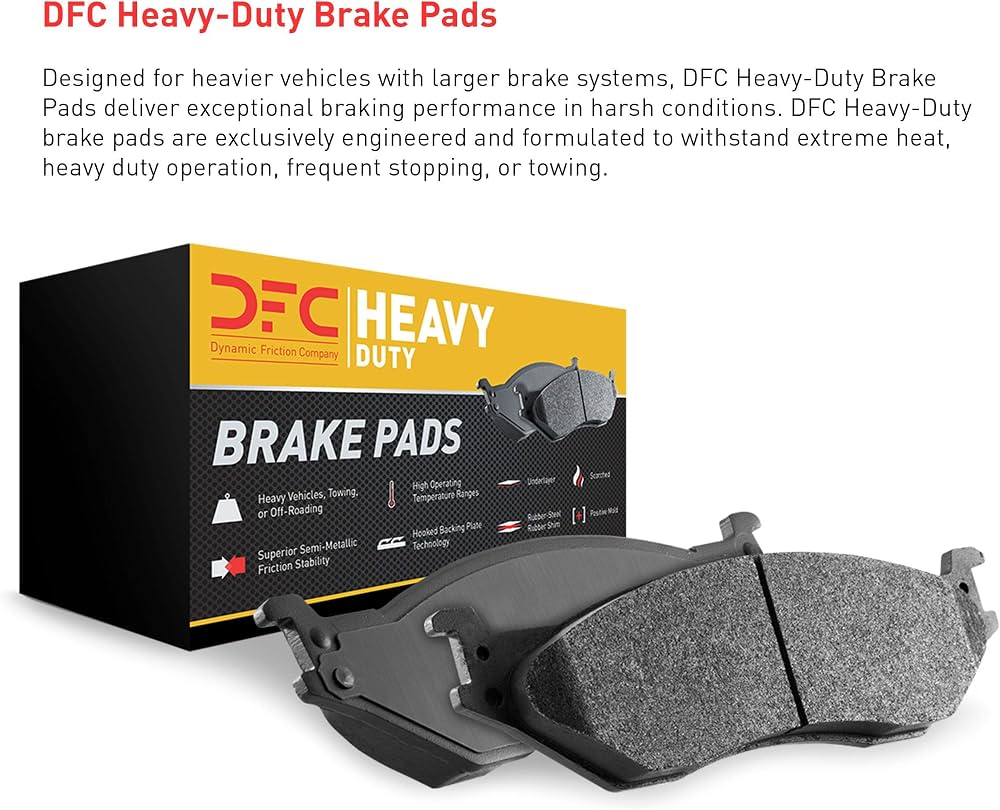 DFC 99-05 Ford F-250 2WD (Super Duty) Front Heavy Duty Pads - Semi Metallic