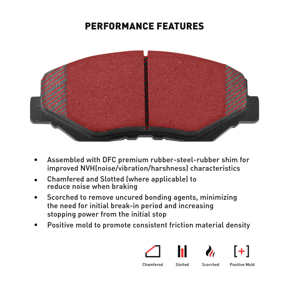 DFC 16-17 Peugeot 508 (Mexico) Front 3000 Semi-Metallic Brake Pads