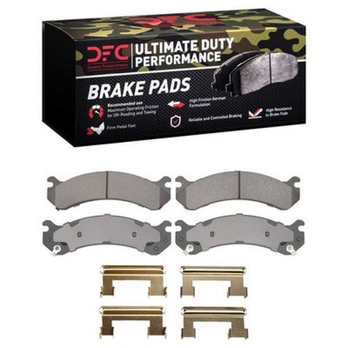 DFC 99-20 Cadillac DTS Front Ultimate Duty Performance Brake Pads and Hardware Kit