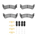 DFC 93-94 Jeep Grand Cherokee Rear 5000 Advanced Semi Metallic Brake Pads and Hardware Kit