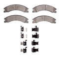 DFC 08-25 Ford E-450 Super Duty Rear 5000 Advanced Semi Metallic Brake Pads and Hardware Kit