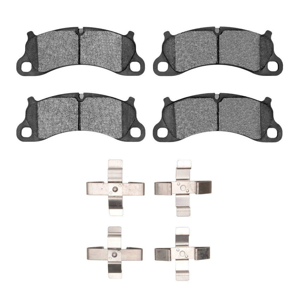 DFC 12-16 Porsche Boxster Front 5000 Advanced Low Metallic Brake Pads and Hardware Kit
