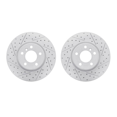 DFC 11-18 BMW X3 Front Drilled & Slotted Geoperformance Rotors