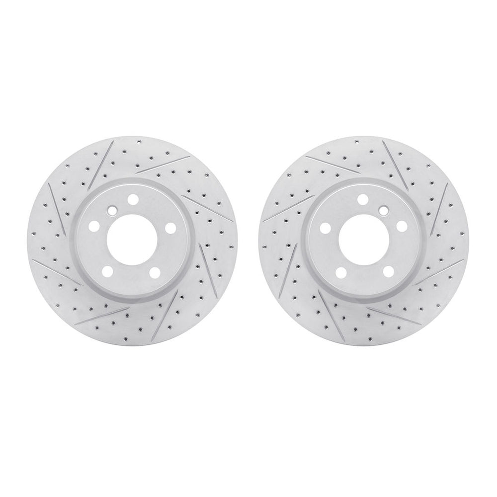 DFC 11-18 BMW X3 Front Drilled & Slotted Geoperformance Rotors