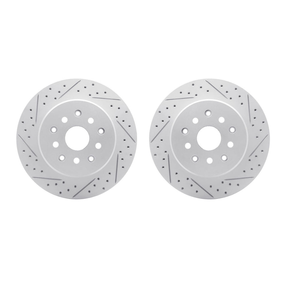 DFC 93-98 Toyota Supra Rear Drilled & Slotted Geoperformance Rotors