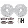 DFC 06-21 Subaru B9 Tribeca Front Drill/Slot Geoperf Rotors 5000 Advanced Brake Pads w/Hardware