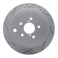DFC 08-15 Subaru WRX Rear Drilled & Slotted Geoperformance Rotors 5000 Advanced Pads w/Hardware