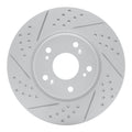 DFC 13-25 Honda Accord Front Drilled & Slotted Geoperformance Rotors 5000 Advanced Pads w/Hardware