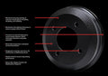 DFC 68-80 International Scout II Rear True Balanced Brake Drum