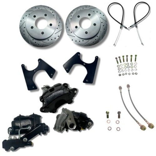 DFC 13-21 Chevrolet City Express Front & Rear Geospec Rotors includes Drums