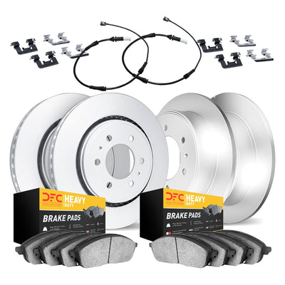 DFC 19-25 Mercedes-Benz Sprinter 2500 Front & Rear Geospec Rotors Heavy Duty Padsw/Sensor/Hardware