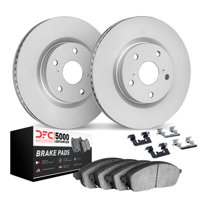 DFC 21-25 Hyundai Santa Cruz Front Geospec Rotors with 5000 Advanced Brake Pads w/Hardware