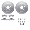 DFC 06-24 Chrysler Aspen Front Geospec Rotors with 5000 Advanced Brake Pads w/Hardware