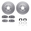 DFC 16-20 Buick LaCrosse Front Geospec Rotors with 5000 Advanced Brake Pads w/Hardware