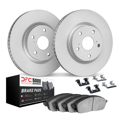 DFC 19-25 Acura RDX Front Geospec Rotors with 5000 Advanced Brake Pads w/Hardware