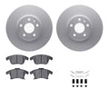 DFC 13-20 Ford Fusion Front Geospec Rotors with 5000 Advanced Brake Pads w/Hardware