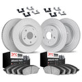 DFC 15-17 Genesis G80 Front & Rear Geospec Rotors with 5000 Advanced Brake Pads w/Hardware