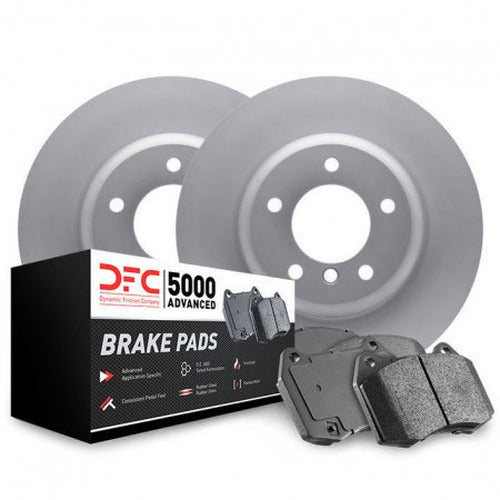 DFC 06-12 Dodge Attitude Front & Rear Geospec Rotors with 5000 Advanced Pads w/Drums/Shoes/Hardware