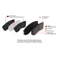 DFC 10-14 Subaru Forester Front & Rear Geospec Rotors with 5000 Advanced Brake Pads w/Hardware