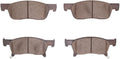 DFC 19-23 Subaru Ascent Front & Rear Geospec Rotors with 5000 Advanced Brake Pads w/Hardware