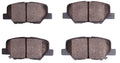 DFC 13-24 Mitsubishi Outlander Front & Rear Geospec Rotors with 5000 Advanced Brake Pads w/Hardware