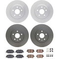 DFC 20-25 Buick Envision Front & Rear Geospec Rotors with 5000 Advanced Brake Pads w/Hardware
