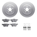 DFC 06-11 Buick Lucerne Front & Rear Geospec Rotors with 5000 Advanced Brake Pads w/Hardware