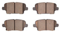 DFC 20-25 Buick Envision Front & Rear Geospec Rotors with 5000 Advanced Brake Pads w/Hardware