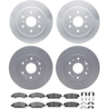 DFC 07-20 Cadillac Escalade EXT Front & Rear Geospec Rotors with 5000 Advanced Brake Pads w/Hardware