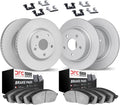 DFC 19-19 Acura RDX Front & Rear Geospec Rotors with 5000 Advanced Brake Pads w/Hardware