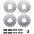 DFC 10-24 Lexus GX460 Front & Rear Geospec Rotors with 5000 Advanced Brake Pads w/Hardware