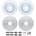 DFC 07-12 Lexus ES350 Front & Rear Geospec Rotors with 5000 Advanced Brake Pads w/Hardware