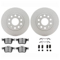 DFC 18-25 Audi Q2 Rear Geospec Rotors with Euro 5000 Ceramic Brake Pads w/Hardware