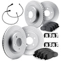 DFC 04-10 BMW X3 Front & Rear Geospec Rotors with Euro 5000 Ceramic Brake Pads w/Sensor/Hardware
